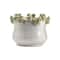 Hello Honey® 8" Multicolor Stoneware Planter with Frog Figurine Rim